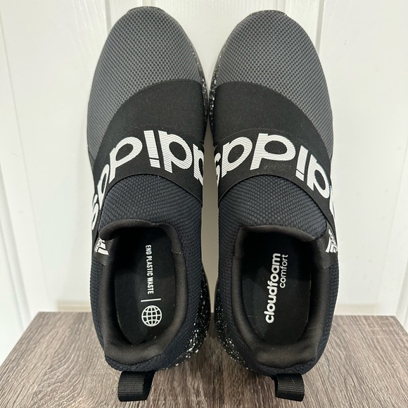 Adidas Lite Racer Adapt 6.0 Black White Mens Running Shoes Mens Size 12 - Picture 7 of 8